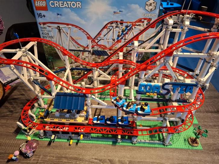 Lego 10261 Achtbaan - Creator Expert, Kinderen en Baby's, Speelgoed | Duplo en Lego, Zo goed als nieuw, Lego, Complete set, Ophalen of Verzenden