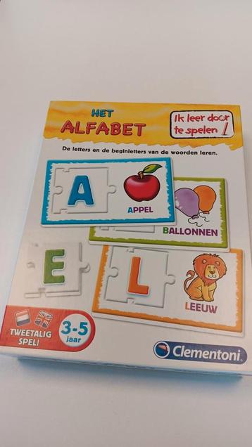 het alfabet NL/EN van clementoni.
 beschikbaar voor biedingen