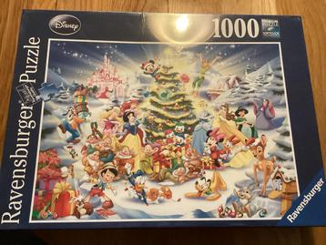 Kerstpuzzel Disney Ravensburger Nieuw 1000 beschikbaar voor biedingen