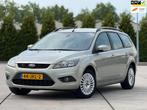 Ford Focus Wagon 1.8 Titanium Flexi Fuel | Navigatie | Parke, Auto's, Gebruikt, Zwart, 4 cilinders, Overige brandstoffen