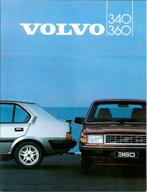 Brochure Volvo 340 en 360 1984, Ophalen of Verzenden, Gelezen, Volvo