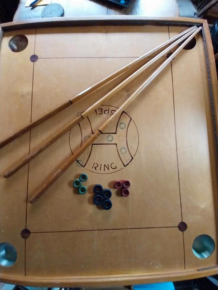 Oude Homas tafel ring spel..., Antiek en Kunst, Antiek | Speelgoed, Ophalen