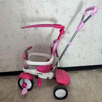 SmarTrike roze driewieler met duwstang en zonnescherm beschikbaar voor biedingen