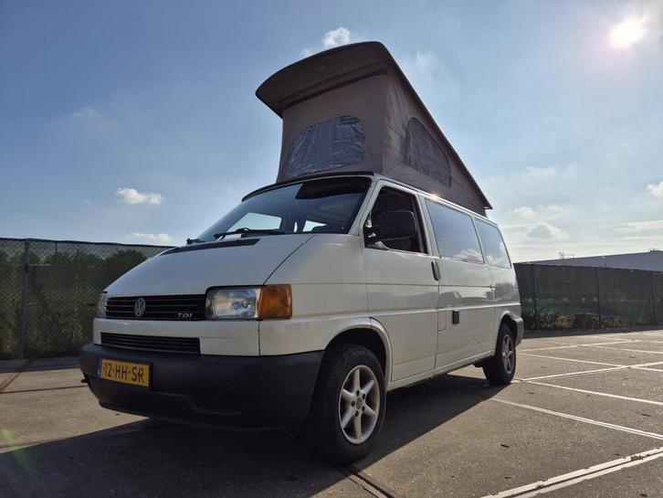 Vw T4 Transporter Bus camper slaaphedak 2001 Airco, Caravans en Kamperen, Campers, Bedrijf, tot en met 4, Buscamper of Camperbus