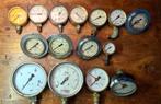 Vintage Manometers - Drukmeter Collectie vanaf 10€, Doe-het-zelf en Verbouw, Meetapparatuur, Ophalen of Verzenden