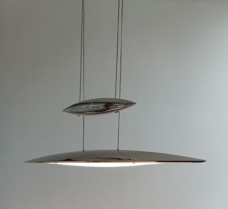 Tobias Grau Tai Lang 80 hanglamp, Huis en Inrichting, Lampen | Hanglampen, Zo goed als nieuw, 75 cm of meer, Glas, Metaal, Overige materialen