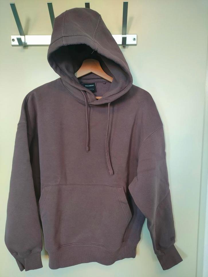 Mauve hoodie trui van Pull&Bear, mt Small, Kleding | Heren, Truien en Vesten, Zo goed als nieuw, Maat 46 (S) of kleiner, Paars