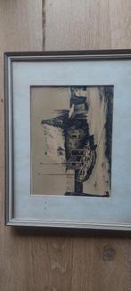 mooie Aguarel. B.Brobbel, Antiek en Kunst, Kunst | Tekeningen en Foto's, Ophalen of Verzenden