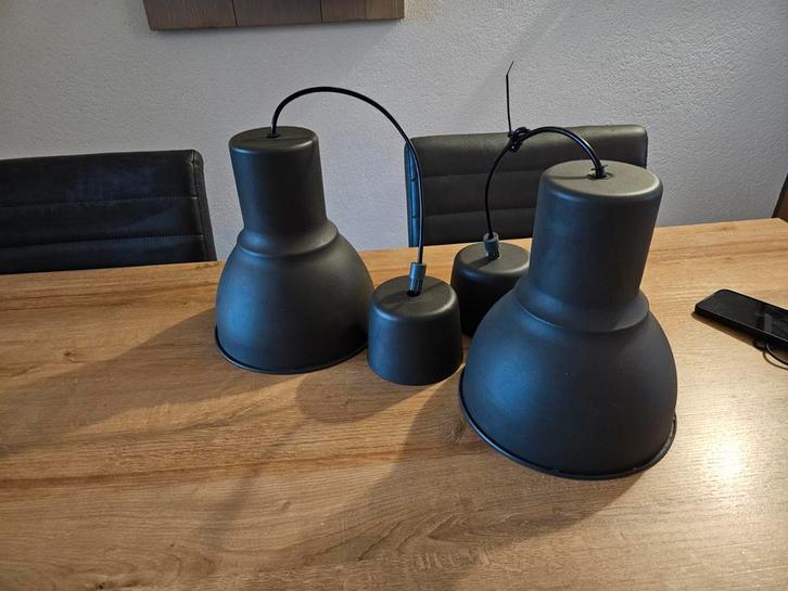 Ikea Hektar Lampenset - Complete Set, Huis en Inrichting, Lampen | Hanglampen, Zo goed als nieuw, Minder dan 50 cm, Metaal, Ophalen of Verzenden