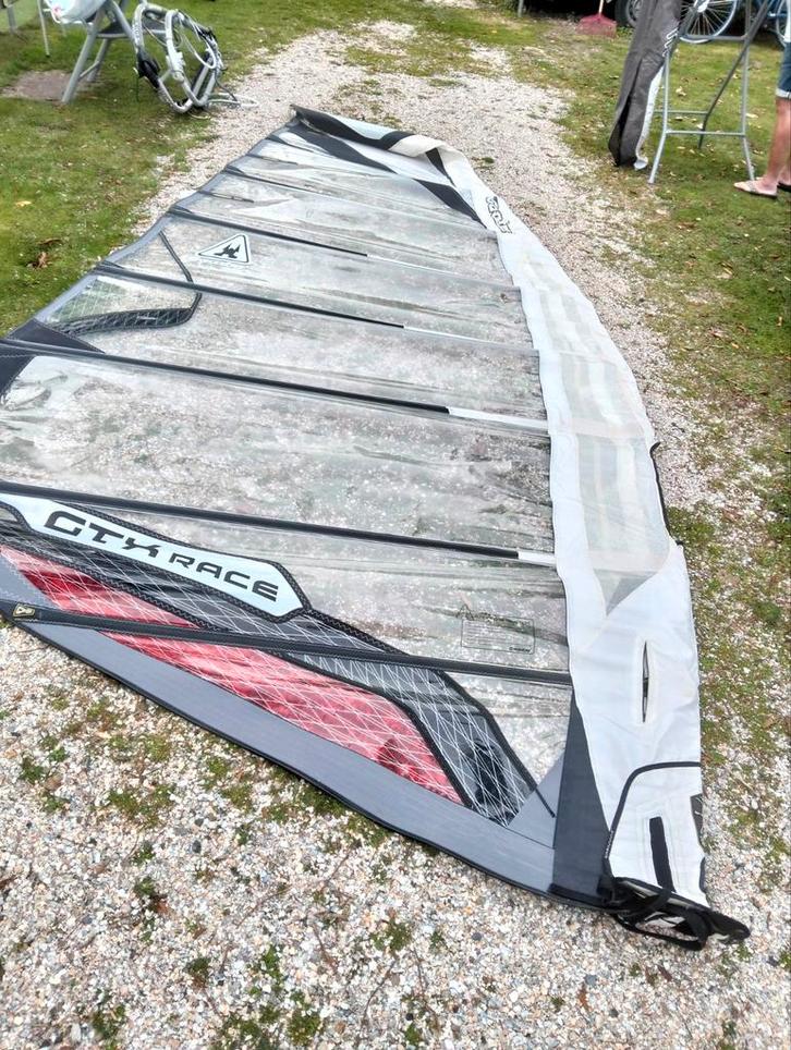 Gaastra GTX Race 8.5 m2 incl. GA 75%Mast en G.S giek, Watersport en Boten, Windsurfen, Gebruikt, Complete set, 7 m² of meer, Ophalen