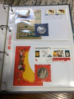 2 Davo albums met cassette met telebrieven of Ecu brieven!!!, Verzenden, Verzamelalbum
