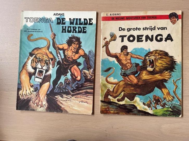 Toenga - 9 titels, Boeken, Stripboeken, Gelezen, Meerdere stripboeken, Ophalen of Verzenden
