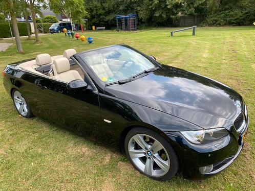 BMW 3-Serie 3.0 I 325i Cabrio AUT 2007 Zwart, Auto's, BMW, Particulier, 3-Serie, ABS, Airbags, Airconditioning, Alarm, Boordcomputer