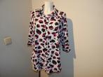 Studio Anneloes travel stof blouse in print mt XXL, Kleding | Dames, Verzenden, Maat 46/48 (XL) of groter, Zo goed als nieuw, Overige kleuren