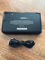 3ds xl zwart met lader, Spelcomputers en Games, Spelcomputers | Nintendo 2DS en 3DS, Ophalen of Verzenden, Gebruikt, Zwart, 3DS XL