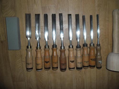 Oude(Nooitgedagt Gutsen Beitels )Bergstaal jaren 60 Zweden !, Antiek en Kunst, Antiek | Gereedschap en Instrumenten, Verzenden