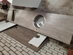 Aanrechtblad met spoelbak, Huis en Inrichting, Keuken | Keukenelementen, Ophalen, Gebruikt, 50 tot 75 cm, Minder dan 100 cm