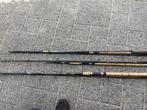 Hengels 3 Feeder en 1 vaste hengel, Watersport en Boten, Ophalen, Gebruikt, Werphengel