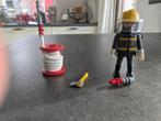 Playmobil 3882 brandweerman met bijl en haspel (vintage), Ophalen of Verzenden, Zo goed als nieuw, Complete set