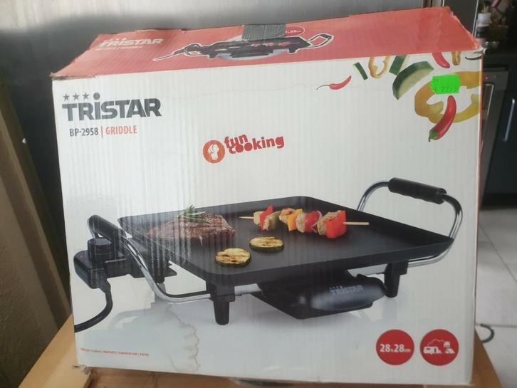 Tristar BP-2958 Bakplaat, Witgoed en Apparatuur, Grillplaten, Nieuw, Ophalen of Verzenden