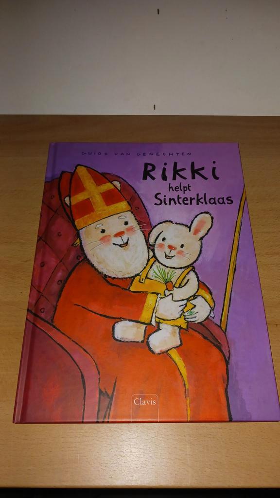 Guido Van Genechten - Rikki helpt Sinterklaas prentenboek, Boeken, Prentenboeken en Plaatjesalbums, Nieuw, Prentenboek, Ophalen