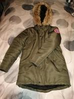 Canada Goose parka maat 146/152 winterjas legergroen groen M, Kinderen en Baby's, Jongen, Canada Goose, Ophalen of Verzenden, Jas