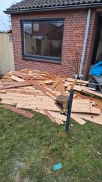 Hout, Doe-het-zelf en Verbouw, Hout en Planken, Ophalen, Gebruikt, 25 tot 50 mm, Eiken