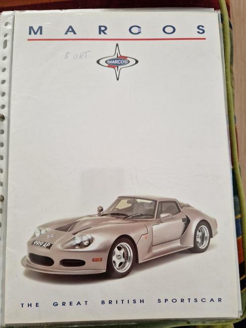Folder Marcos LM500, Boeken, Auto's | Folders en Tijdschriften, Gelezen, Overige merken, Verzenden