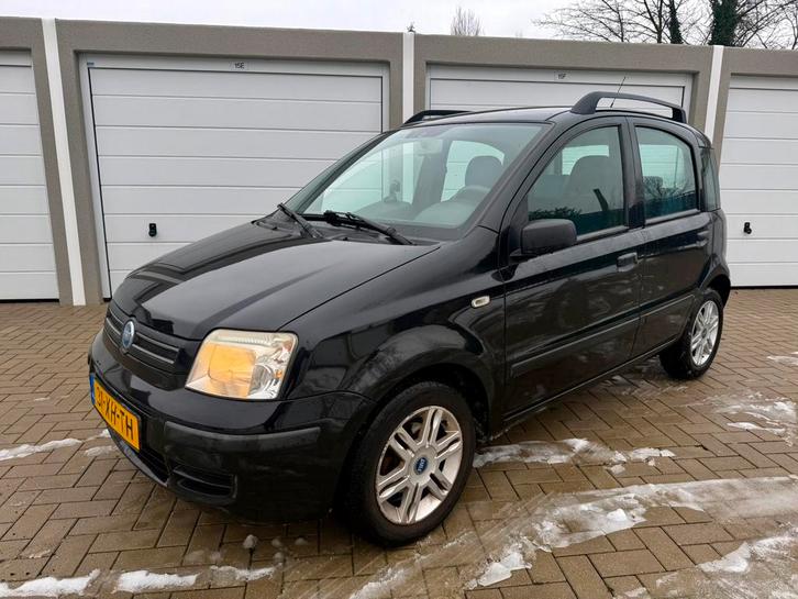 Fiat Panda 1.2 44KW 60PK 2007 Zwart APK NAP, Auto's, Fiat, Bedrijf, Te koop, Panda, Airbags, Airconditioning, Centrale vergrendeling