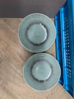 9 Intermezzo Borden - Groen - Ø 26cm, Keramiek, Ophalen of Verzenden, Zo goed als nieuw, Bord(en)