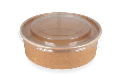 Kraft salade bowls + deksels – 3 dozen - 300 stuks, Diversen, Levensmiddelen, Ophalen