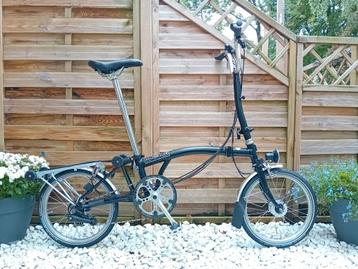 Prachtige Brompton! Hoog stuur, naafdynamo en 6 versn.  beschikbaar voor biedingen