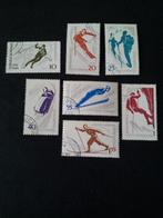 Roemenië Posta Romana Wintersport 1961 gestempeld, Ophalen of Verzenden, Gestempeld, Sport