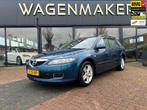 Mazda 6 Sportbreak 1.8i Touring Clima|Cruise|Trekhaak|NAP, 12 maanden, Stof, Gebruikt, Zwart