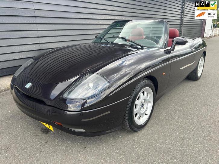 Fiat Barchetta 1.8-16V Edizione2000 Rood Leder APK 03-07-26!, Auto's, Fiat, Bedrijf, Te koop, Barchetta, ABS, Airbags, Centrale vergrendeling
