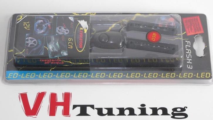 R. EVOLUTION 13772 LED strip 2x6CM rood met switch, Auto diversen, Tuning en Styling, Ophalen of Verzenden
