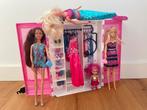 Barbie set kledingkast, Ophalen of Verzenden, Gebruikt, Toebehoren