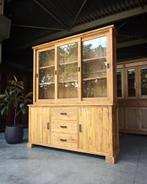 Stoere buffetkast | Gerecycled teak Vitrinekast  #2023, Ophalen of Verzenden