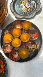 Khokhloma set, Antiek en Kunst, Curiosa en Brocante, Ophalen of Verzenden