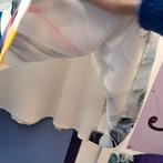 Steps set: Rok + Shirt/top wit en kleurrijke veren S-M 44770, Maat 38/40 (M), Kostuum of Pak, ., Wit