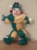 gebreide harlekijn, Kinderen en Baby's, Speelgoed | Knuffels en Pluche, Ophalen of Verzenden, Nieuw, Overige typen