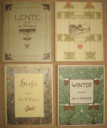 Thijsse; Verkade–albums Lente, Zomer, Herfst en Winter beschikbaar voor biedingen