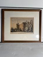 ingelijste prent van "Het Jachtslot Het Loo, Antiek en Kunst, Ophalen of Verzenden
