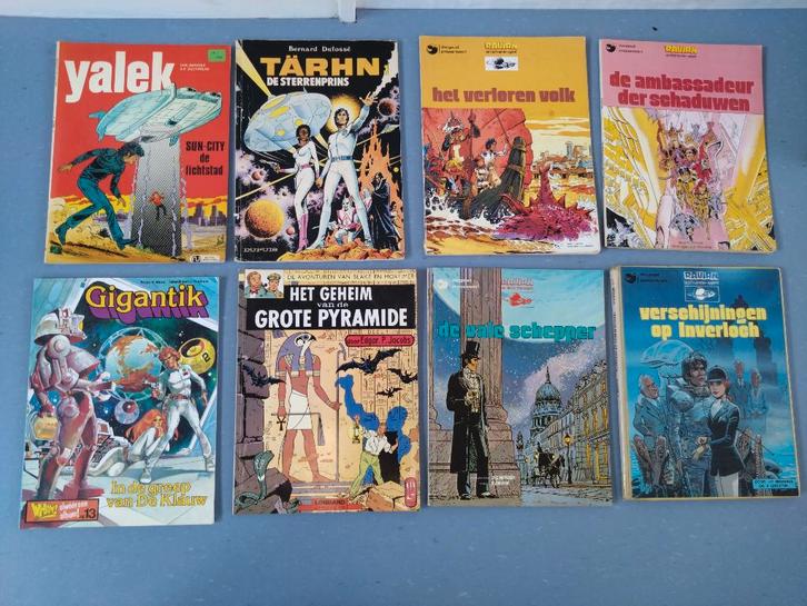 8 Diverse (SciFi) Comics oa Ravian, Blake & Mortimer, Yalek, Boeken, Strips | Comics, Gelezen, Meerdere comics, Europa, Ophalen of Verzenden
