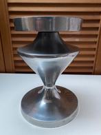 Mooie METALEN KANDELAAR / hg 21 cm / dia 14 cm, Ophalen of Verzenden, Zo goed als nieuw