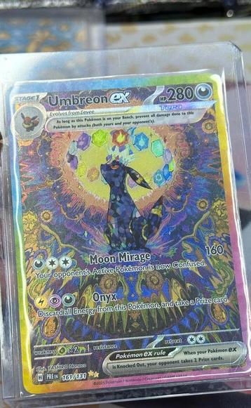 Umbreon ex 161/182 - Mint beschikbaar voor biedingen