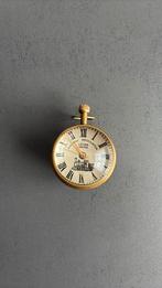 Railway Regulator lever swiss zakhorloge, Ophalen of Verzenden, Staal, Overige merken