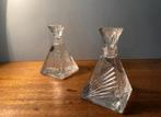 Vintage 2 kristallen parfum flacons Bari.111, Antiek en Kunst, Antiek | Glas en Kristal, Ophalen of Verzenden