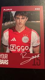 Ajax Amsterdam YOURI BAAS spelerskaart, Verzenden, Nieuw, Ajax, Spelerskaart