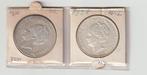 Rijksdaalder Wilhelmina 2 stuks 1930 en 1931 Zilver, Postzegels en Munten, Munten | Nederland, Zilver, Ophalen of Verzenden, Koningin Wilhelmina